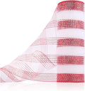 Anivia Deco Mesh Ribbon, 10inch x 30 Feet Each Roll Metallic Foil Mesh Ribbon by Anivia
