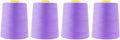 Mandala Crafts 4 Pack of Serger Threads Cones Spools by MandalaCrafts