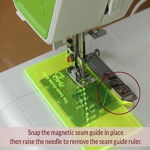 Madam Sew Seam Allowance Ruler and Magnetic Seam Guide - Image 4