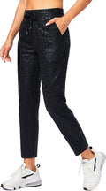 Soothfeel Women's Pants with 4 Pockets 7/8 Stretch High Waisted Sweatpants Travel Athletic Work Golf Pants for Women