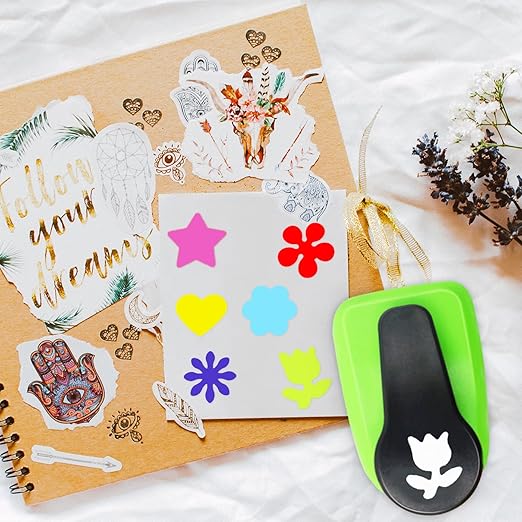 Heart Punch, Flower Hole Punches, Flower Punch, Flowers Paper Punches, 1 inch - Image 3