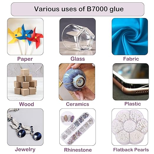 B7000 Jewelry Glue for Jewelry Making, FITTDYHE 3PCS 50ML/1.69 fl oz Clear - Image 5