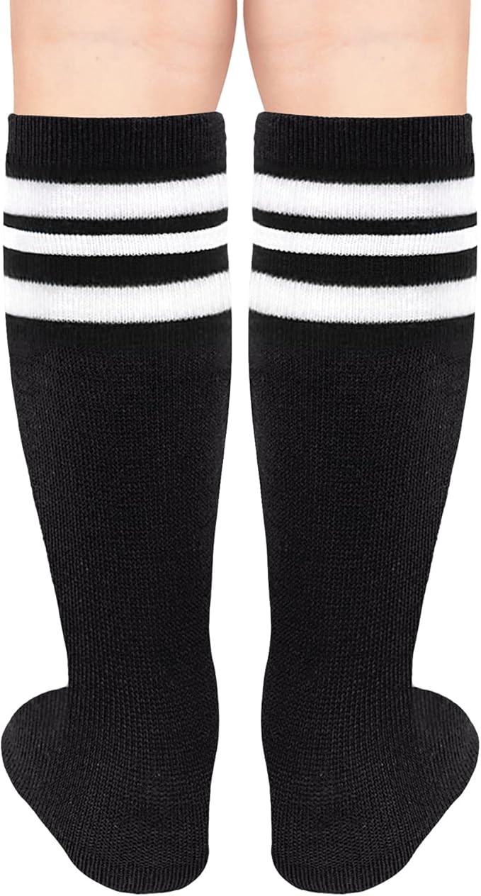 qikqik Toddler Soccer Socks Kids Soccer Socks Boys Baseball Sock Youth Football Sock Girls Softball Accessories Team Sports