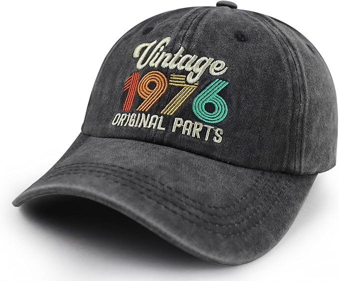 90th 80th 70th 60th 50th 40th 30th Birthday Gifts for Women Men, Vintage 1936 1946 1956 1966 1976 1986 1996 Hat