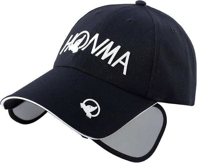 Honma Golf Hat with Retractable Brim for Men Women,Uv Protection Golf Caps with Sun Visor