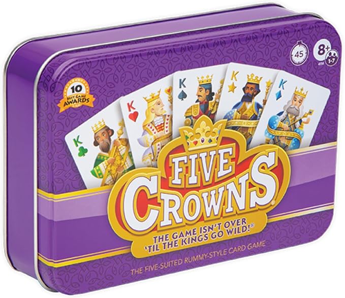 PlayMonster Five Crowns Collectible Tin – Card Game by PlayMonster