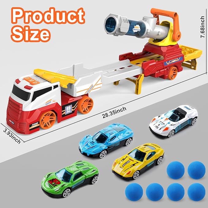 Dwi Dowellin Truck Toys for Kids, - Image 7
