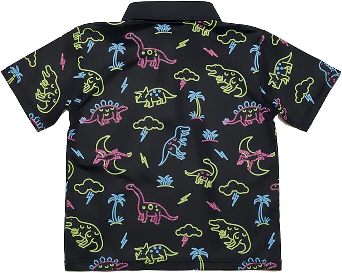 Tipsy Elves Kids and Toddlers Golf Shirts - Athletic Comfort Fit with Quick Dry Material