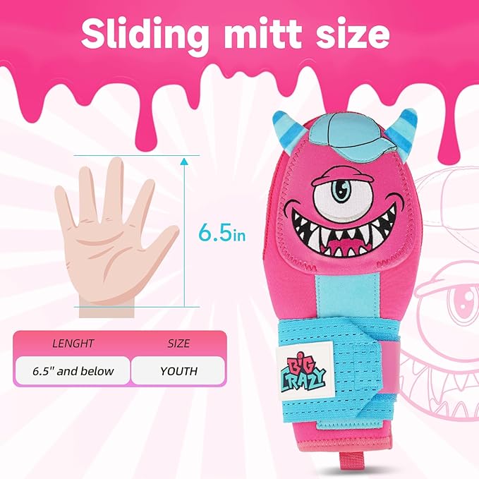 Sliding Mitt for Youth, Baseball Softball Sliding Glove for Kid, Hand Protection for Left & Right Hands, Baseball Accessories and Protective, Flexible Breathable Durable