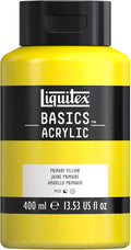Liquitex BASICS Acrylic Paint, 400ml Bottle, Primary Yellow by Liquitex
