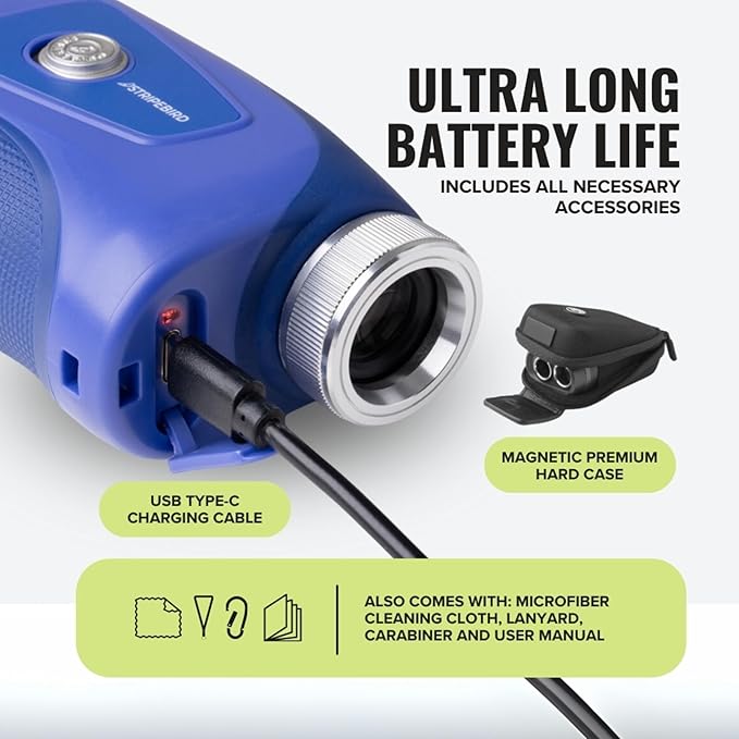 Pro Tour Golf Rangefinder with Slope - Range Finder Golf with Ultra-Strength Magnet - Laser Rangefinder with Slope Technology & Flag Pole Lock Vibration - Golf Range Finder