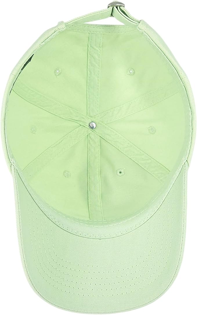 Classic Dad Hat Cotton, Low-Profile Plain Baseball Cap, Adjustable, Breathable and Packable