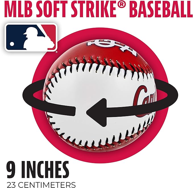 Franklin Sports MLB Team Soft Baseballs - Team Logo - Fan Shop Toy Baseball for Kids - Decoration for Desks and Office