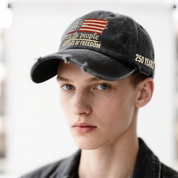 U.S. 250th Anniversary 250 Years Freedoms 1776-2026 Baseball Hats Funny