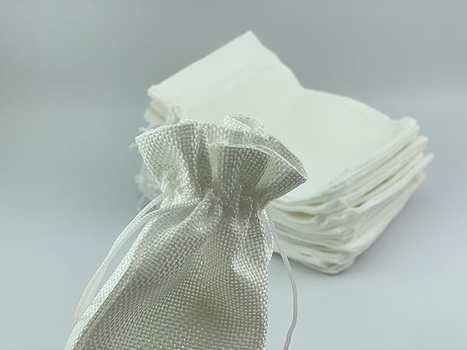 Palmhomee Pack of 25 Burlap Gift Bags - Image 4