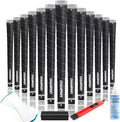 CHAMPKEY X-WEAVE Rubber Golf Grips 13 Pack with Full Repair Kits - Medium Lower Hand Golf Club Grips - Enhanced Grip and Traction Golf Grips for Men and Women