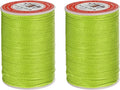 uxcell Round Leather Sewing Waxed Thread, 55m / 60 Yards Polyester Wax String by uxcell