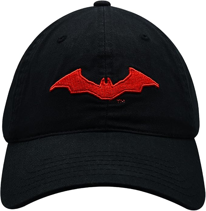 DC Comics The Batman Dad Hat, Adult Baseball Cap with Flat Brim, One Size