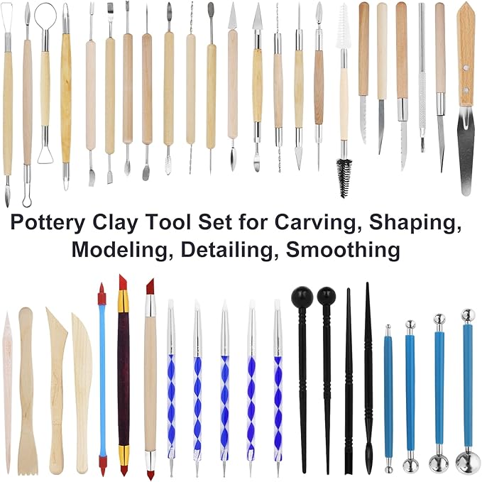 Yagugu Pottery Clay Tools for Adults Sculpting - Image 5
