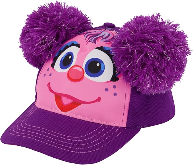 Sesame Street Baseball Cap, Toddler Hats for Boys & Girls Ages 2T-4T, Adjustable Kids Baseball Caps