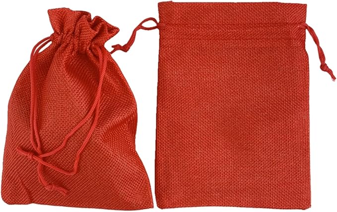 Palmhomee Pack of 25 Burlap Gift Bags - Image 3