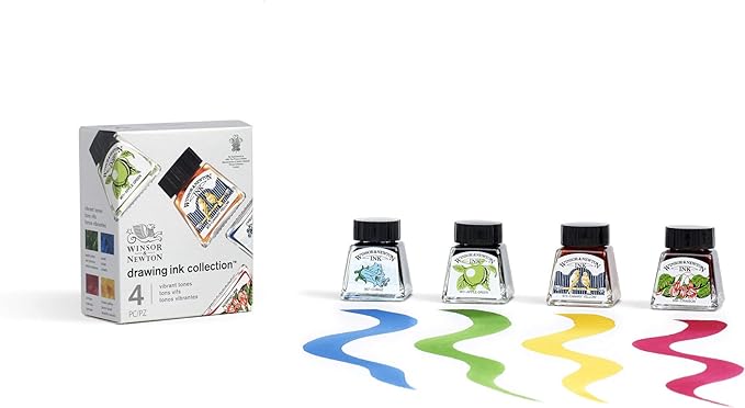 Winsor & Newton Drawing Ink, 14ml Bottle - Image 4