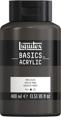 Liquitex BASICS Acrylic Paint, 400ml Bottle, Mars Black by Liquitex