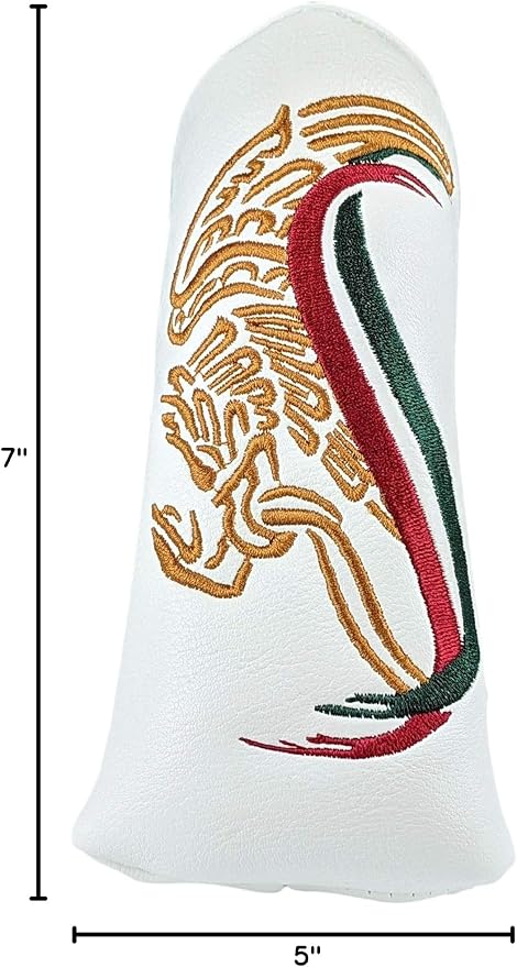 Foretra Mexico Driver Headcover Golf Club Covers Blade Mallet Putter Cover Alignment Stick Holder Hybrid Fairway Wood Head Cover Mexican Style Novelty Golf Accessories for Most Brands