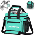 MORXPLOR Golf Cart Cooler with Magnetic Lid 12-Can Insulated Soft Cooler Bag Collapsible for Golf Cart,Golf Accessories,Lunch Camping Cooler Insulated Lunch Bag with Adjustable Shoulder Strap