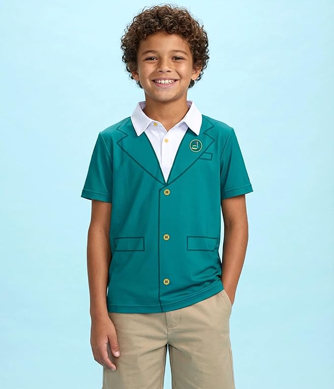 Tipsy Elves Kids and Toddlers Golf Shirts - Athletic Comfort Fit with Quick Dry Material