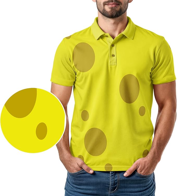 Funny Parody Golf Polo Shirt – Fun Movie Performance Quick Dry UPF Sun Protection Moisture Wicking Casual Wear Shocker Golf
