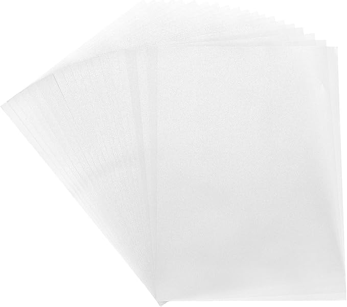 MECCANIXITY Colored Vellum Paper, 40 Sheet Silver Transparency 11.7 x 8.2 by MECCANIXITY