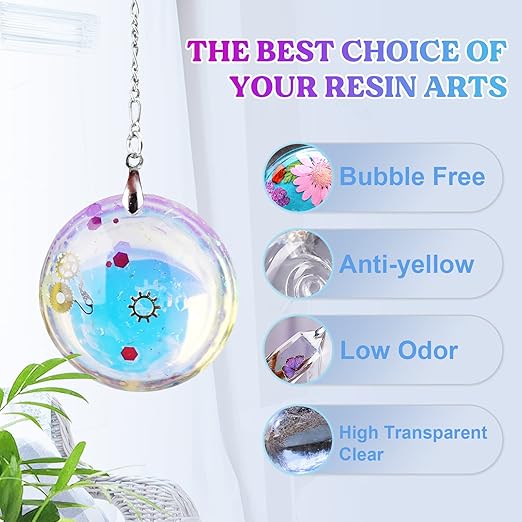 LET'S RESIN UV Resin, 1500g Odorless, Low Shrinkage, - Image 6