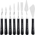 PHOENIX High Flexible Palette Knife Set, 8 Pieces Stainless Steel Painting by PHOENIX