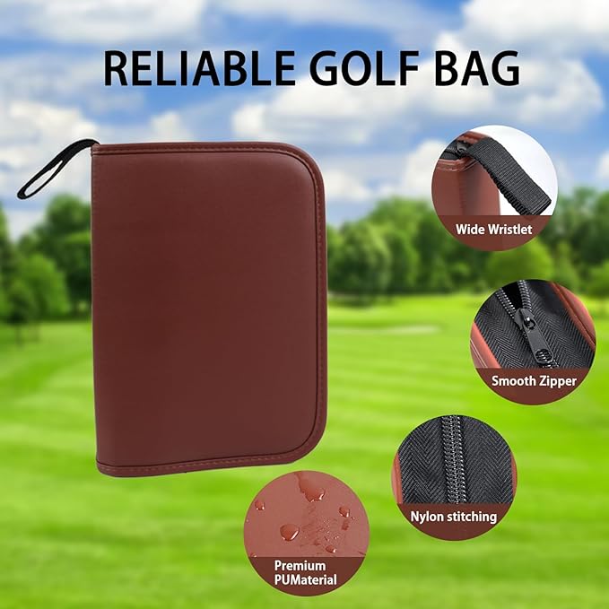 Golf Accessories Set Gifts, Golf Balls,Golf Tees, Golf Multifunctional Divot Tool, Rangefinder, Golf Brush, Golf Scorer, Golf Ball Clamp for Men and Women