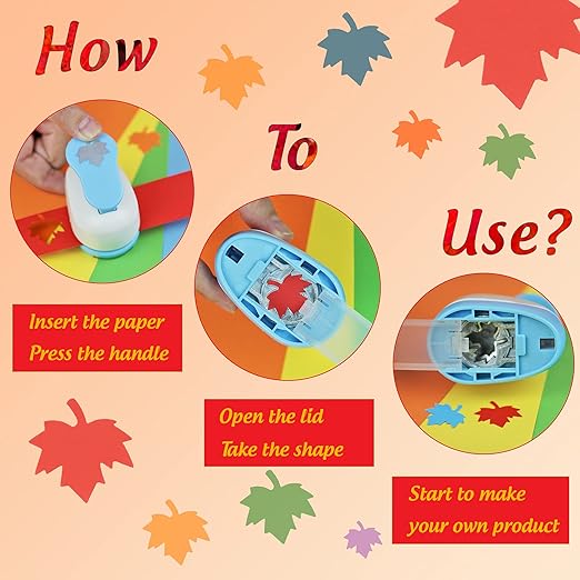 Maple Leaf Punch Cutter 1inch, Paper Punches, Craft Lever Punch Handmade - Image 4