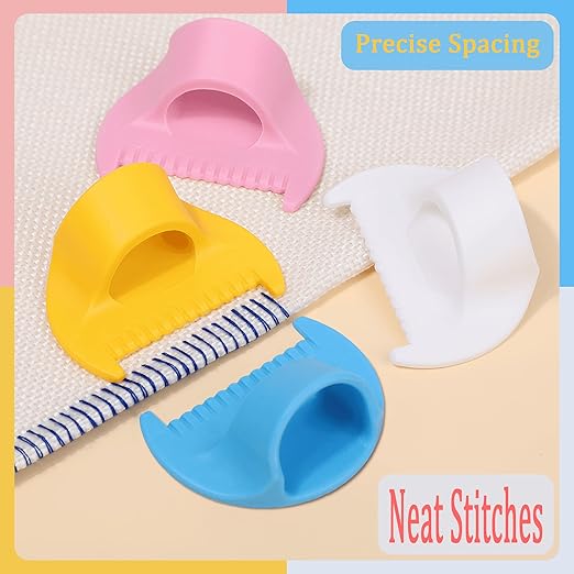 2 PCS Edge Lock Seam Guide, Mini Sewing Finger Ruler - Image 5
