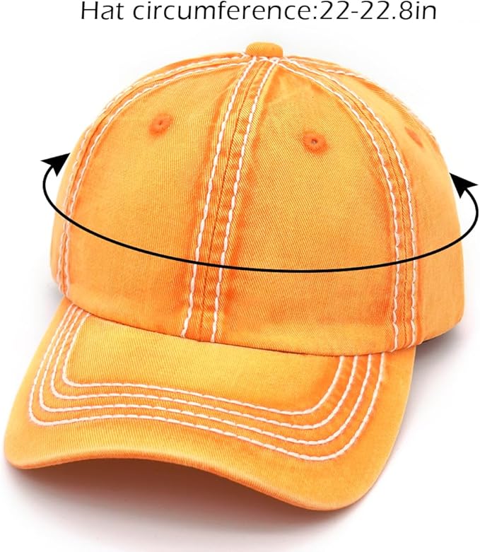 Baseball Cap Vintage Washed Hats Distressed Trucker Hat for Women Men