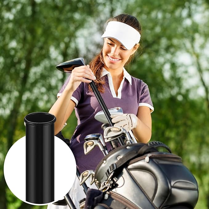 Wettarn 21 Pcs Golf Bag Tubes Bulk, Golf Clubs Protection Dividers Tube Black Plastic 1.5'' Diameter Individual Holder Tubes Accessories for Clubs Bag Separation and Organization for Men Women