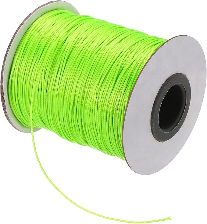 MECCANIXITY Waxed Cord 0.5mm Waxed Polyester Cord 175 Yard Wax String by MECCANIXITY