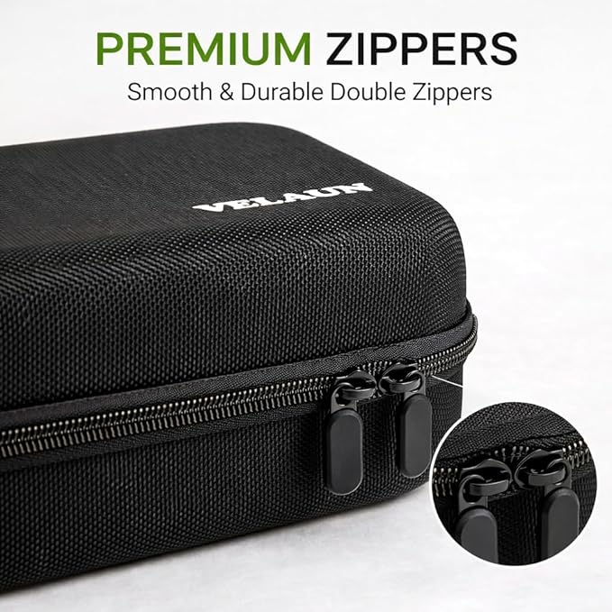 Golf Glove Holder, Golf Accessories Gifts for Men Women Golfers, Glove Case Organizer with Hard Shell, Holder Case Caddy with Dividers for Balls, Tees & Markers