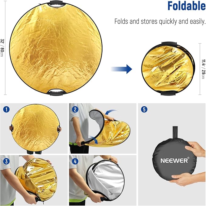 NEEWER 80cm Light Reflector - Image 7
