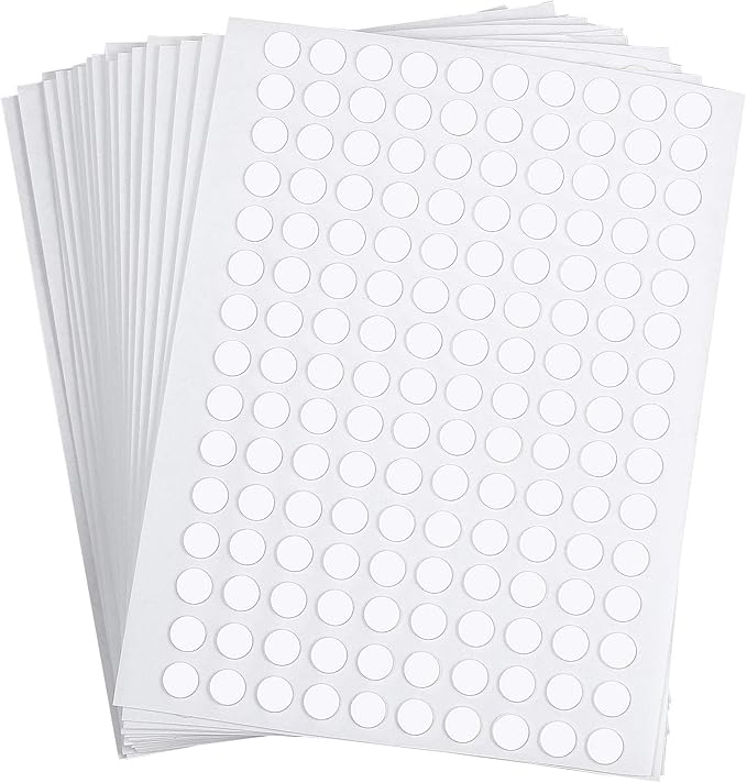 Zonon 3000 Pcs Double Sided Adhesive Dots Clear Glue Point Tape Stickers by Zonon