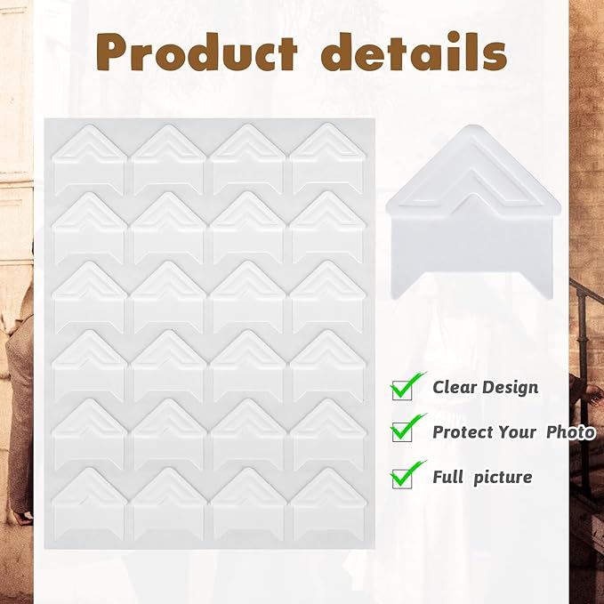 240 Pcs Photo Corners Self Adhesive Picture Corners - Image 3
