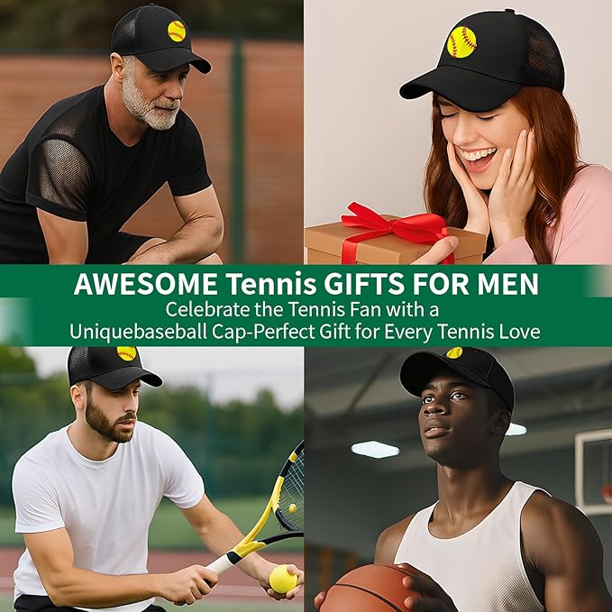 Cool Embroidered Pattern Baseball Cap,Adjustable Fit Trucker Caps,Quick-Dry Comfort Gift for Men Women Accessory-Black