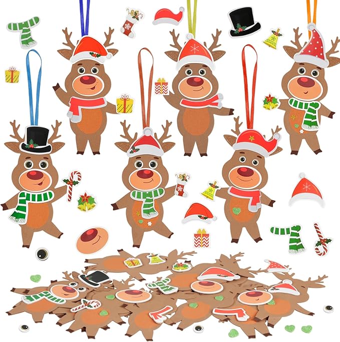 Fennoral 12 Pack Reindeer Crafts by Fennoral