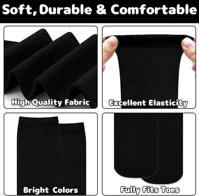 Olreco 1 Pack Toddler Kids Youth Soccer Socks Girls Boys Baseball Socks Youth Knee High Softball Football Accessories Cotton