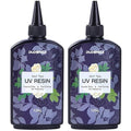 UV Resin 250g, DUDONGA Low Viscosity Crystal Clear Ultraviolet Thin Epoxy Resin by DINKALEN