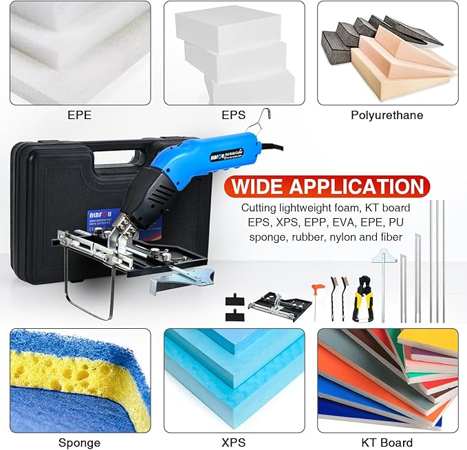 Electric Hot Knife Kit for Grooving/Sculpting/Cutting Air Cooled 200W 110-120V - Image 8
