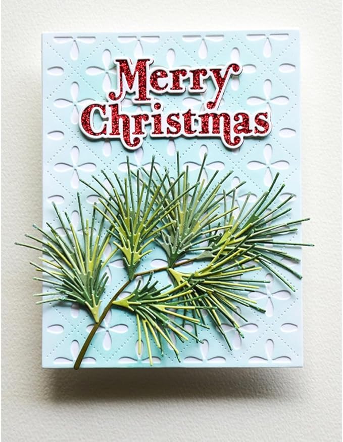 Metal Cutting Dies DIY Merry Christams Embossing Stencil Template Scrapbooking by Annchaos